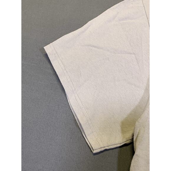 Y2K NIKE Basketball Graphic 3D Print Crewneck T-Shirt Gray Tag Large #12 - Picture 5 of 10